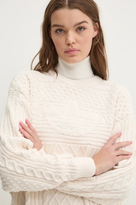 

Свитер 70-х Trefoil Sweater Adidas Originals, бежевый