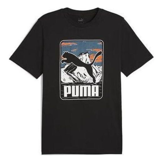 

Футболка graphic mountain t-shirt 'black' Puma, черный