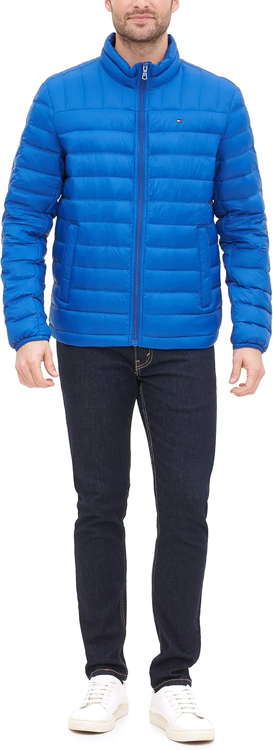 Мужская складная пуховая куртка Tommy Hilfiger, Royal Blue — фото 4
