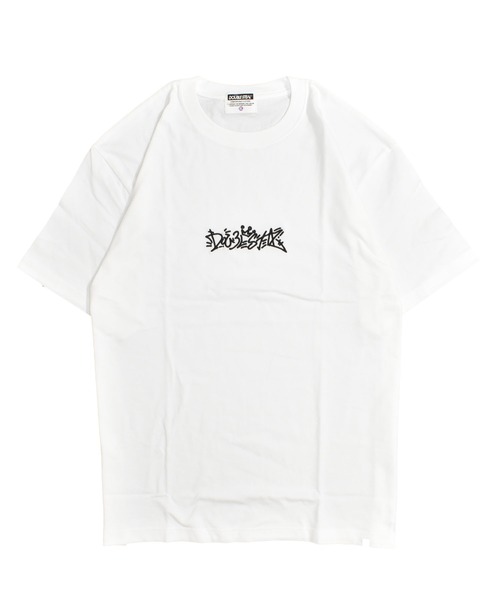 

Футболка с маркерной вышивкой, бренд DOUBLE STEAL, белый