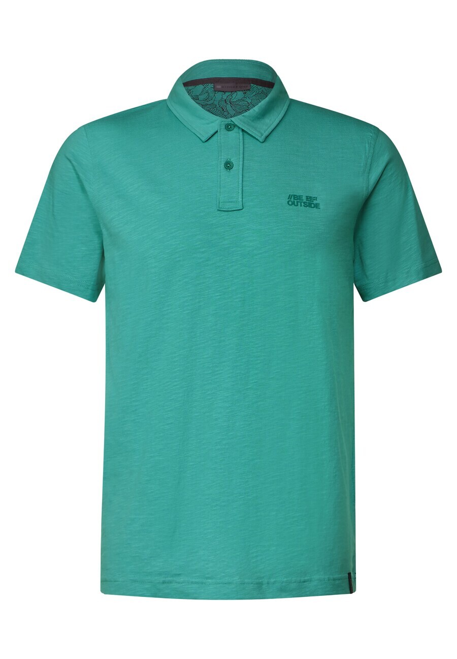 

Рубашка поло Street One MEN Shirt, цвет grass green
