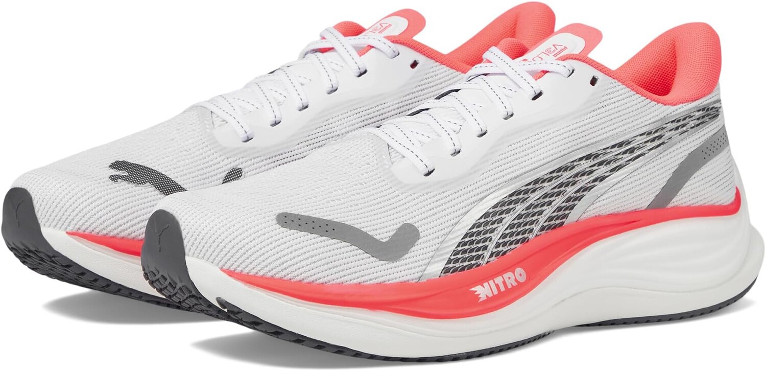 

Кроссовки PUMA Velocity Nitro 3, цвет Puma White/Sunset Glow