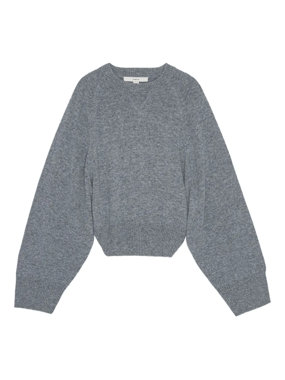 

Шерстяной свитер с круглым вырезом Remain, серый