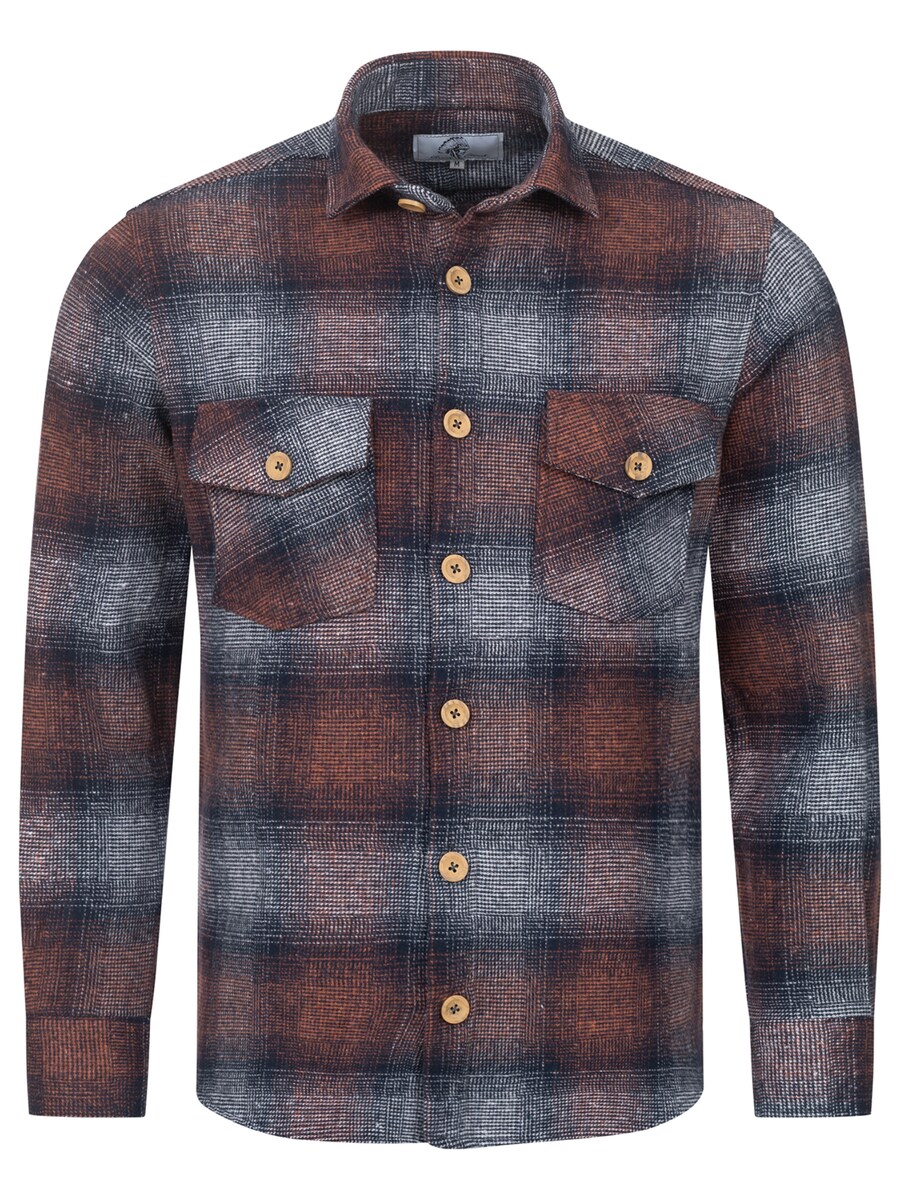 

Рубашка на пуговицах классического кроя Rock Creek, темно-синий/светло-синий