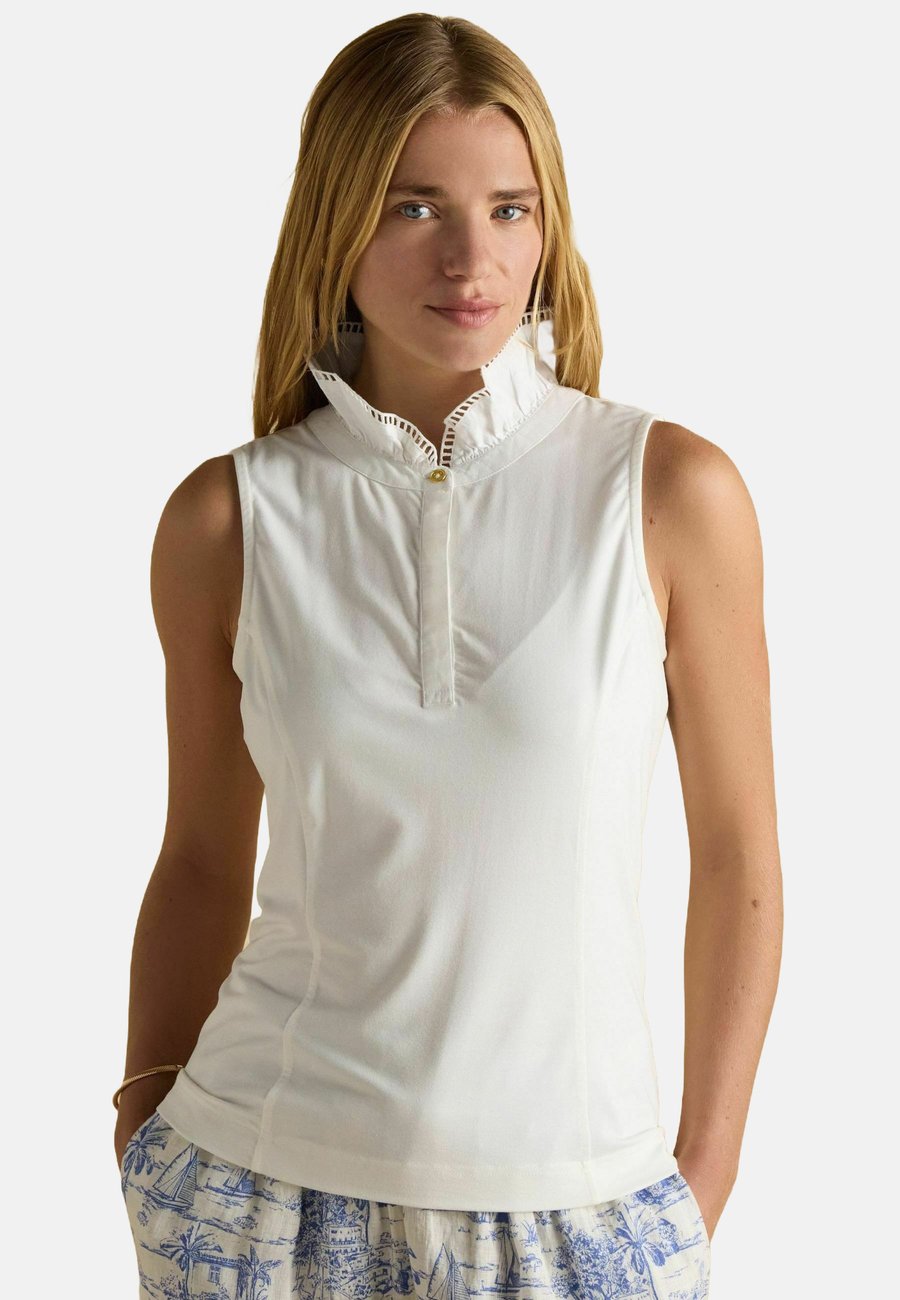 

Блуза Tom Joule KATE SLEEVELESS FRILL NECK , White