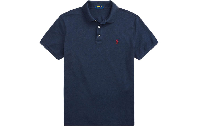 

Футболка поло мужская синяя Polo Ralph Lauren