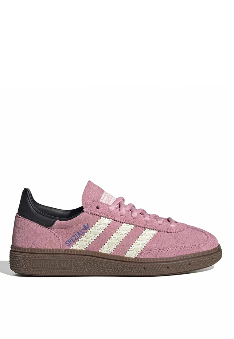 Кроссовки детские, Handball Spezial, Adidas, черный/светло-розовый