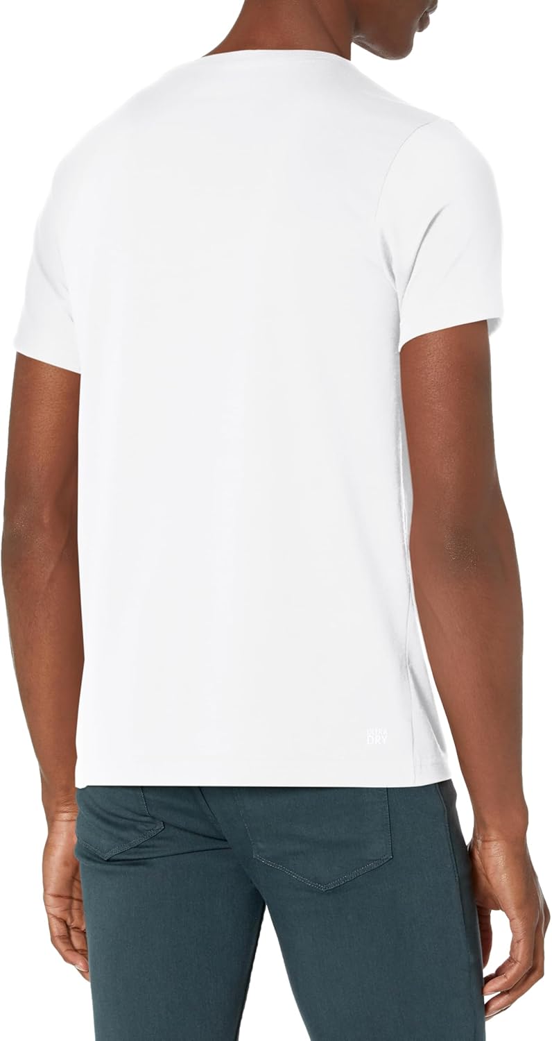 Мужская спортивная футболка Lacoste Ultra Dry XXL с логотипом, White & Green — фото 2