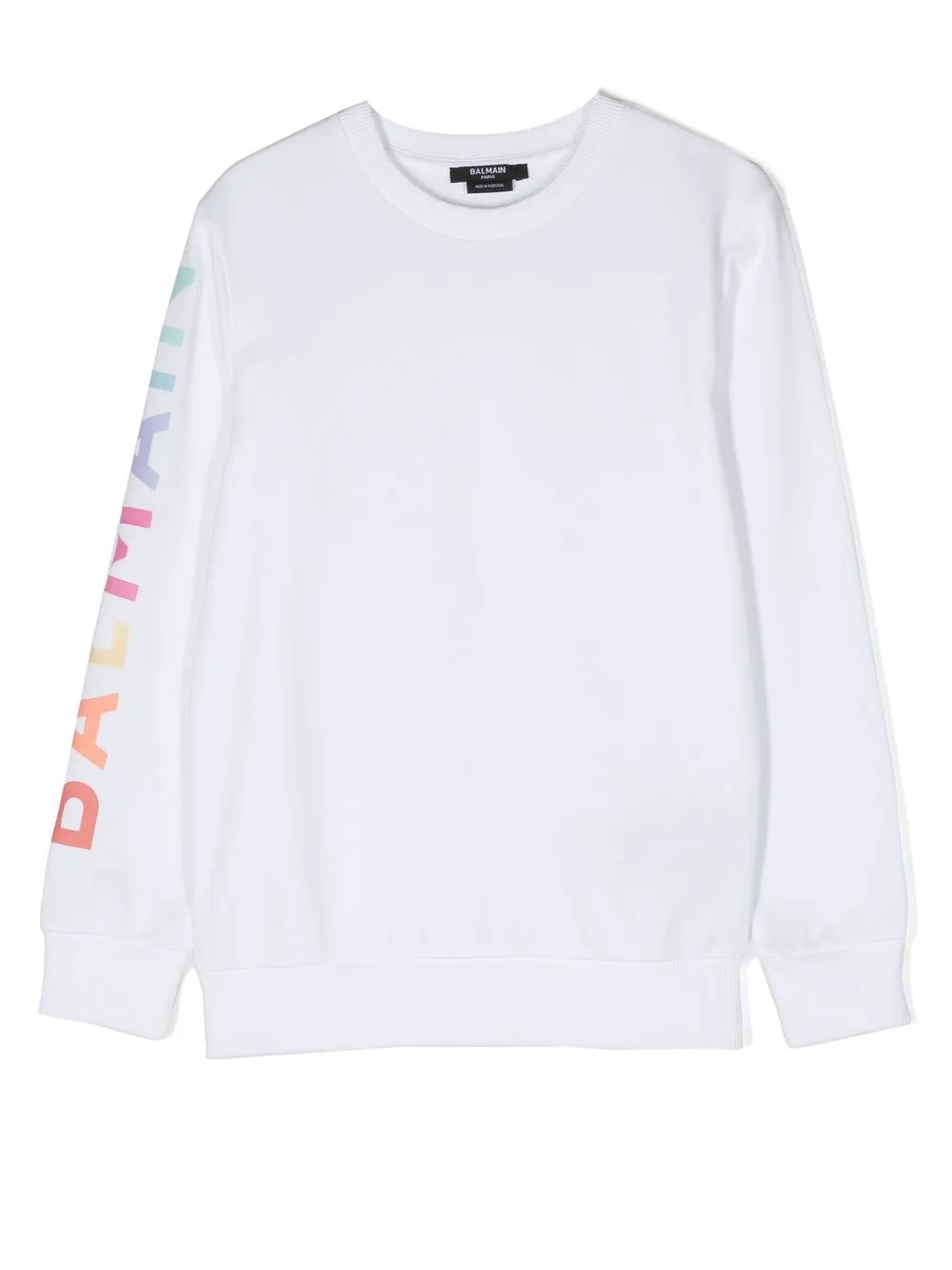 

Толстовка с логотипом Balmain Kids, белый