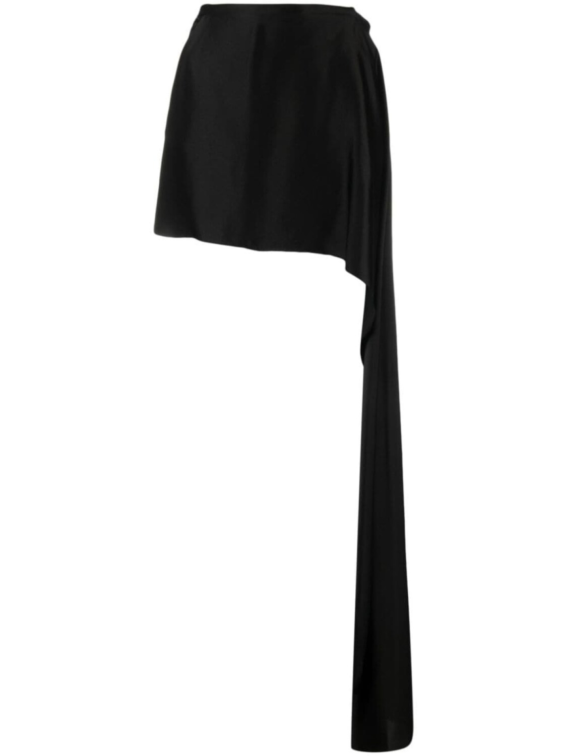 

Srvc Studio атласная юбка Apron с запахом, черный