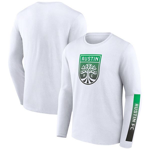 

Мужская белая футболка с длинным рукавом austin fc Fanatics
