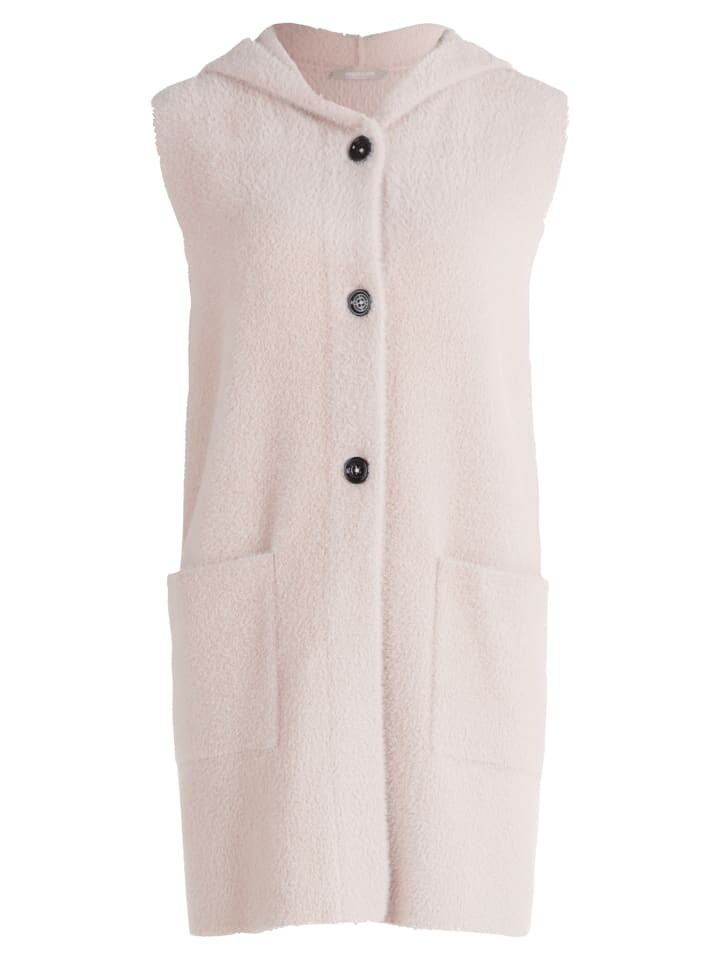 

Кардиган AMBER & JUNE Strickweste mit Kapuze, цвет Beach Beige