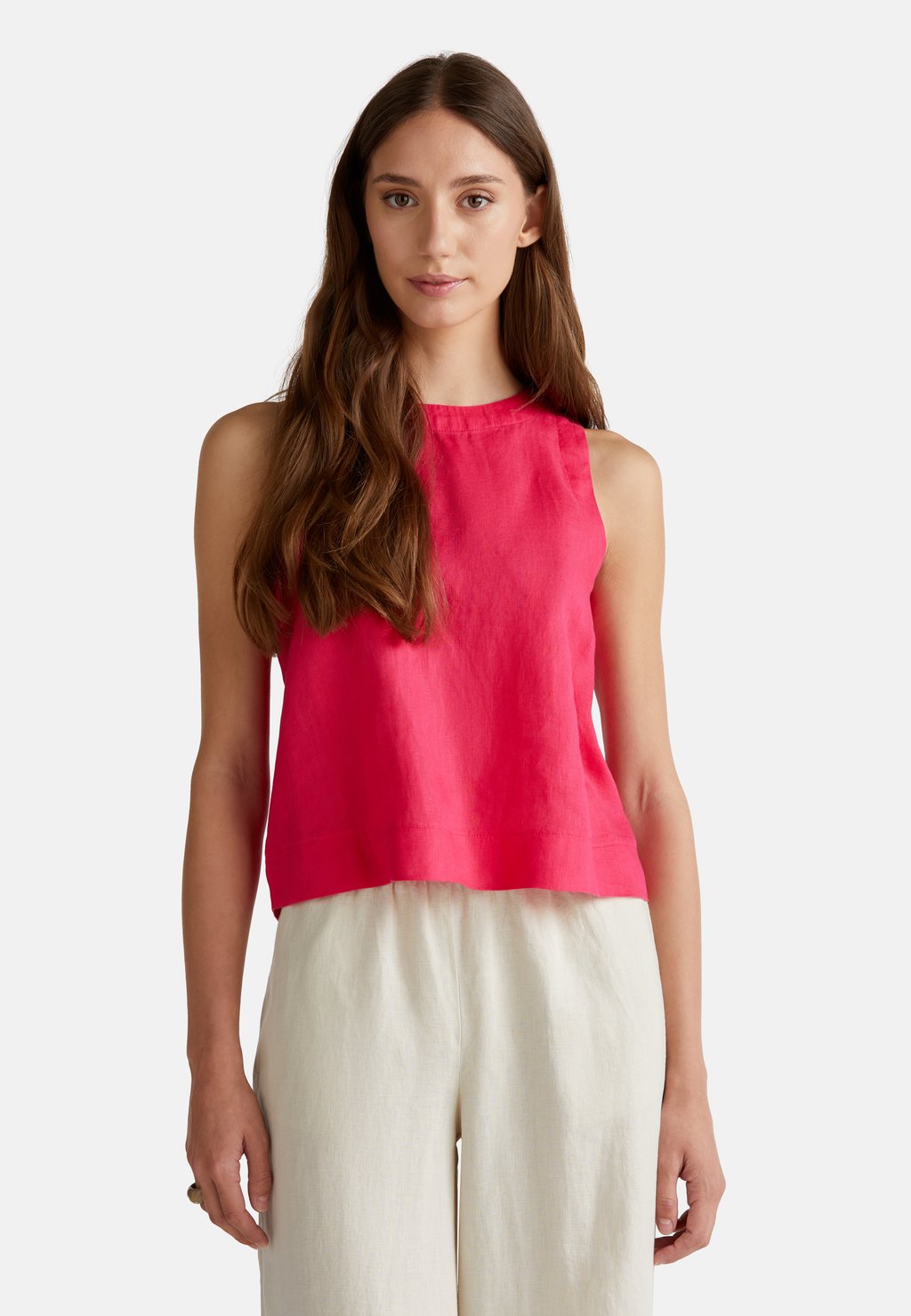 

Топ SLEEVELESS - Blouse United Colors of Benetton, розовый