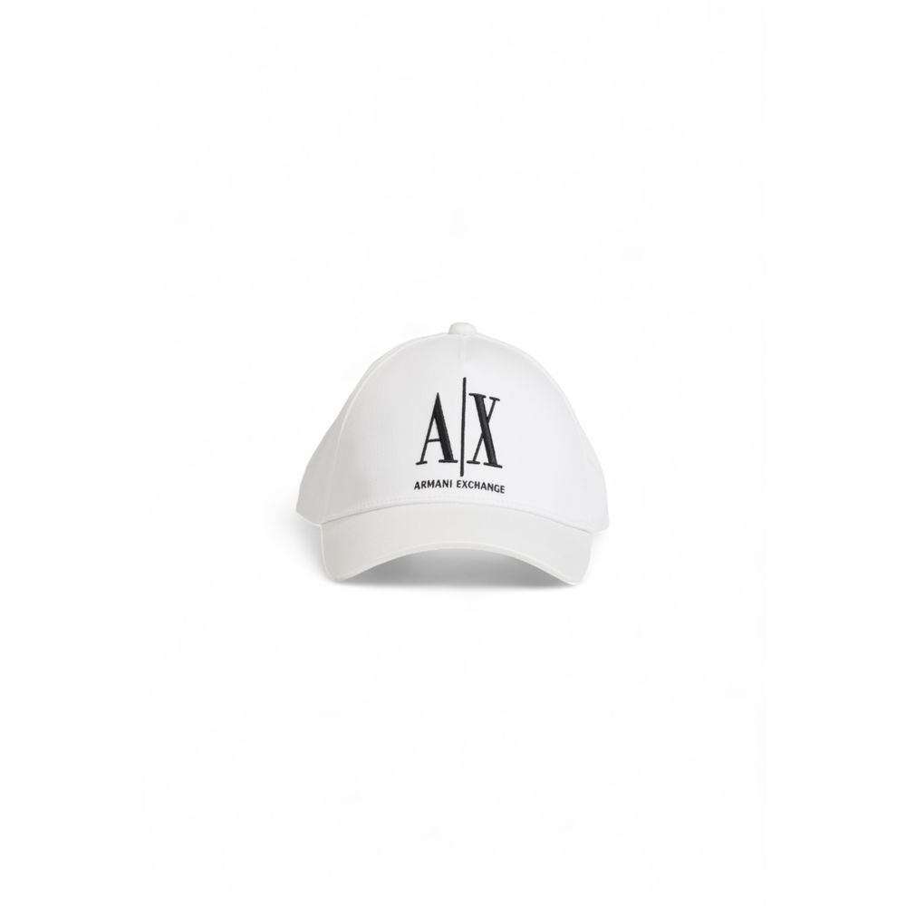

Белые хлопковые шапка и кепка Armani Exchange