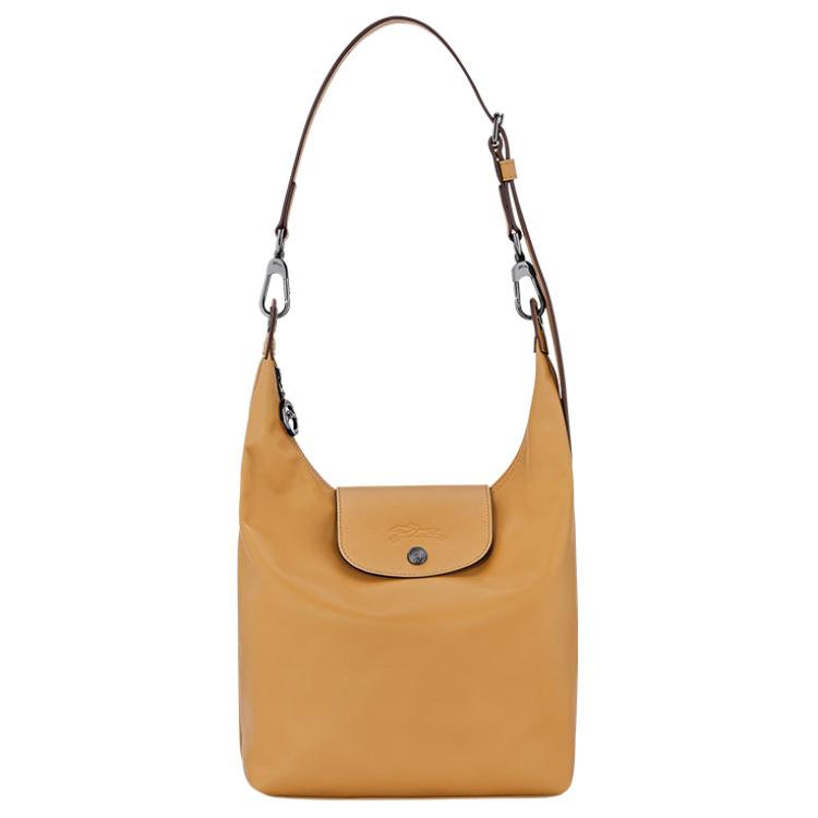 

LONGCHAMP Сумка Le Pliage Xtra из коровьей кожи Средний размер Женская наплечная сумка Медовый оттенок