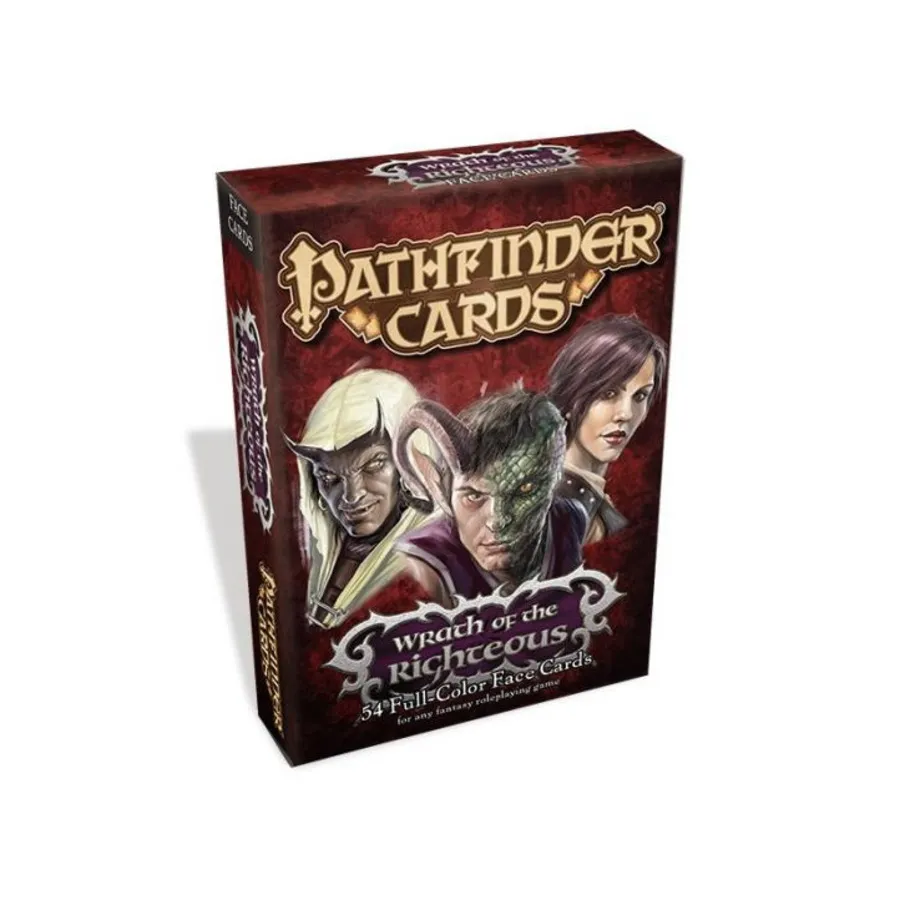 

Бокс-сет Face Cards - Wrath of the Righteous, Pathfinder Roleplaying Game (1st Edition) - Pathfinder Cards - Assorted