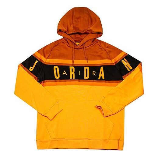 

Толстовка Air Jordan Mens Fleece Pullover Contrasting Colors Sports Yellow, желтый