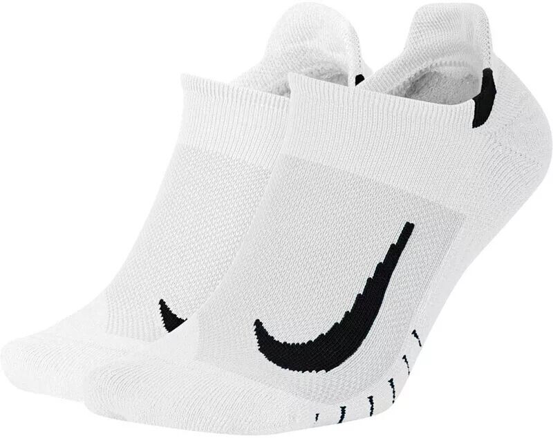 

Носки для бега без показа Nike Multiplier, 2 пары, белый