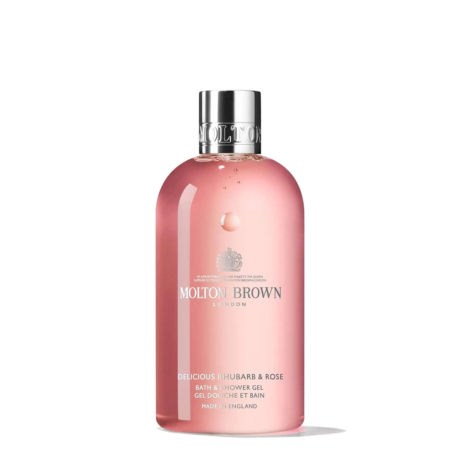 Гель для душа Molton Brown Delicious Rhubarb & Rose, 10 жидких унций., Multicolor