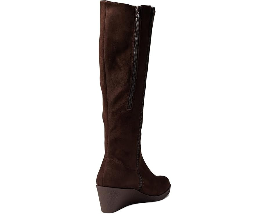 Женские высокие сапоги до колена Aerosoles Binocular коричневые из искусственной замши — фото 2