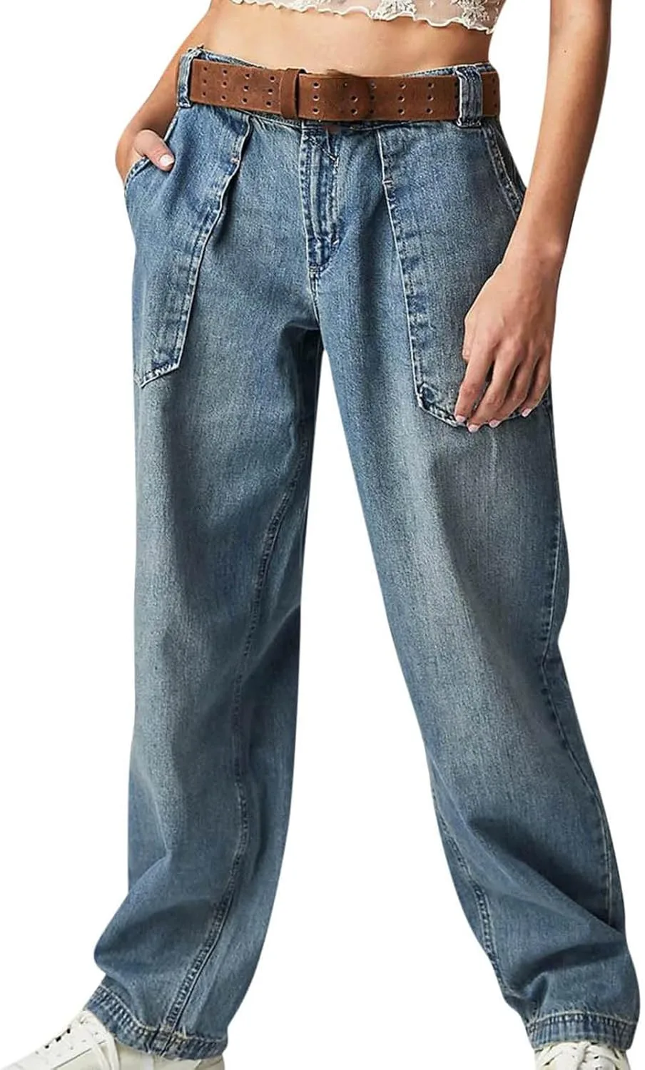 

Женские джинсы Wide Leg в стиле Y2K JOAU