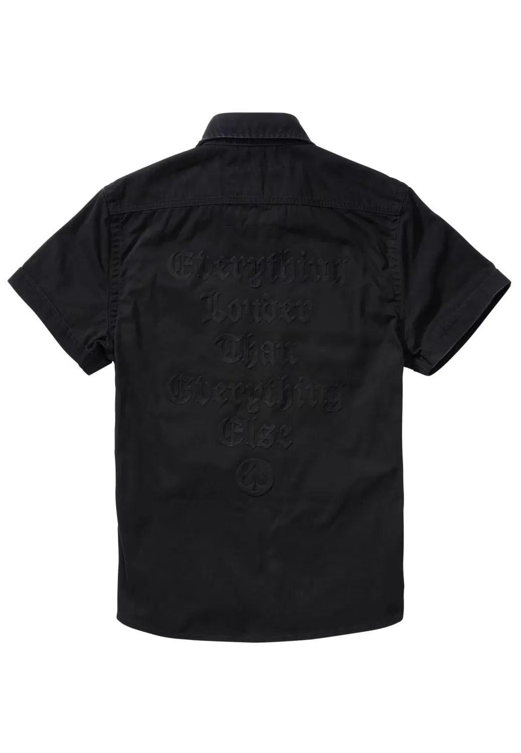 Рубашка Brandit прямого кроя на пуговицах, черная — фото 2