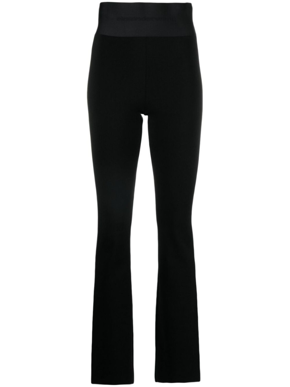 

Alexander Wang брюки bootcut с логотипом, черный
