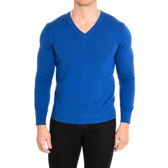 

Свитер с длинными рукавами и круглым вырезом 1p98u4163 мужской United Colors Of Benetton, синий