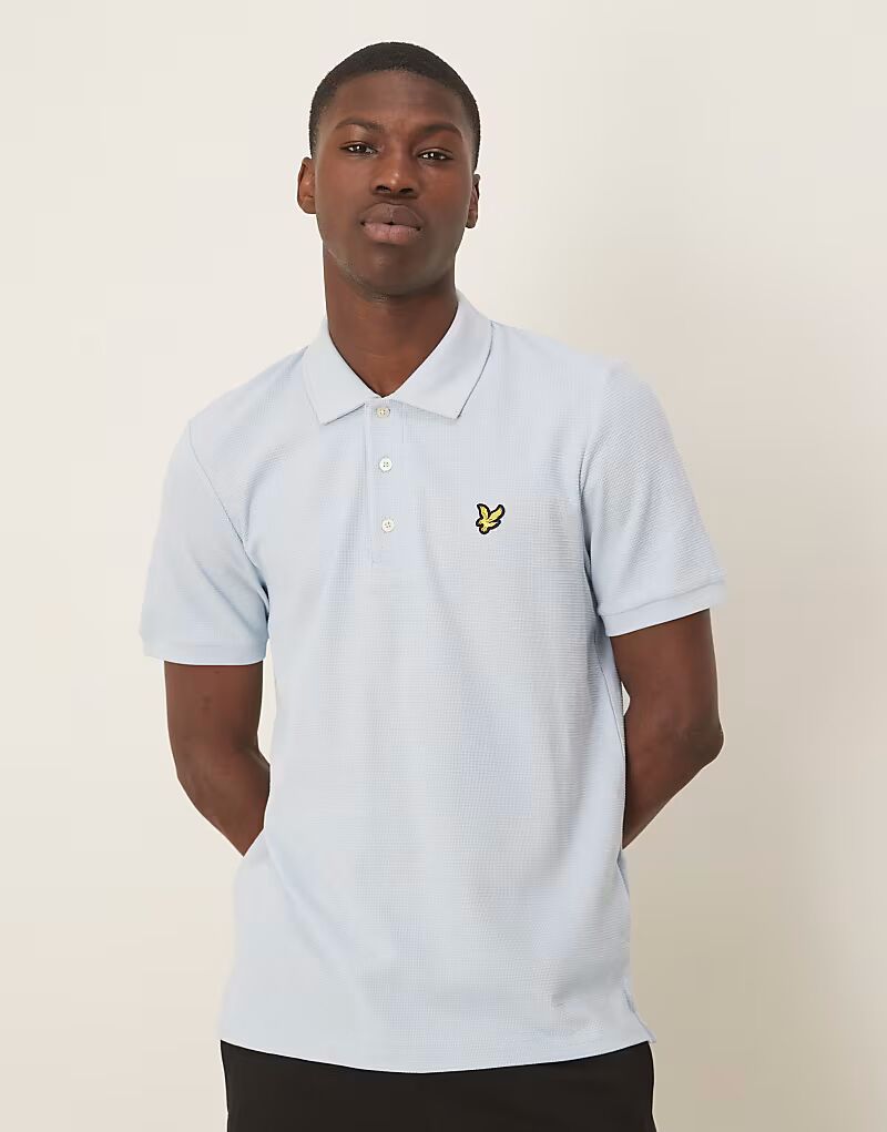 

Рубашка поло Lyle & Scott Milano светло-голубого цвета