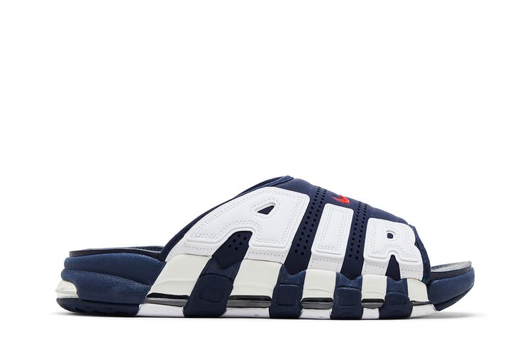 

Шлепанцы Air More Uptempo Slide 'Olympic', синий