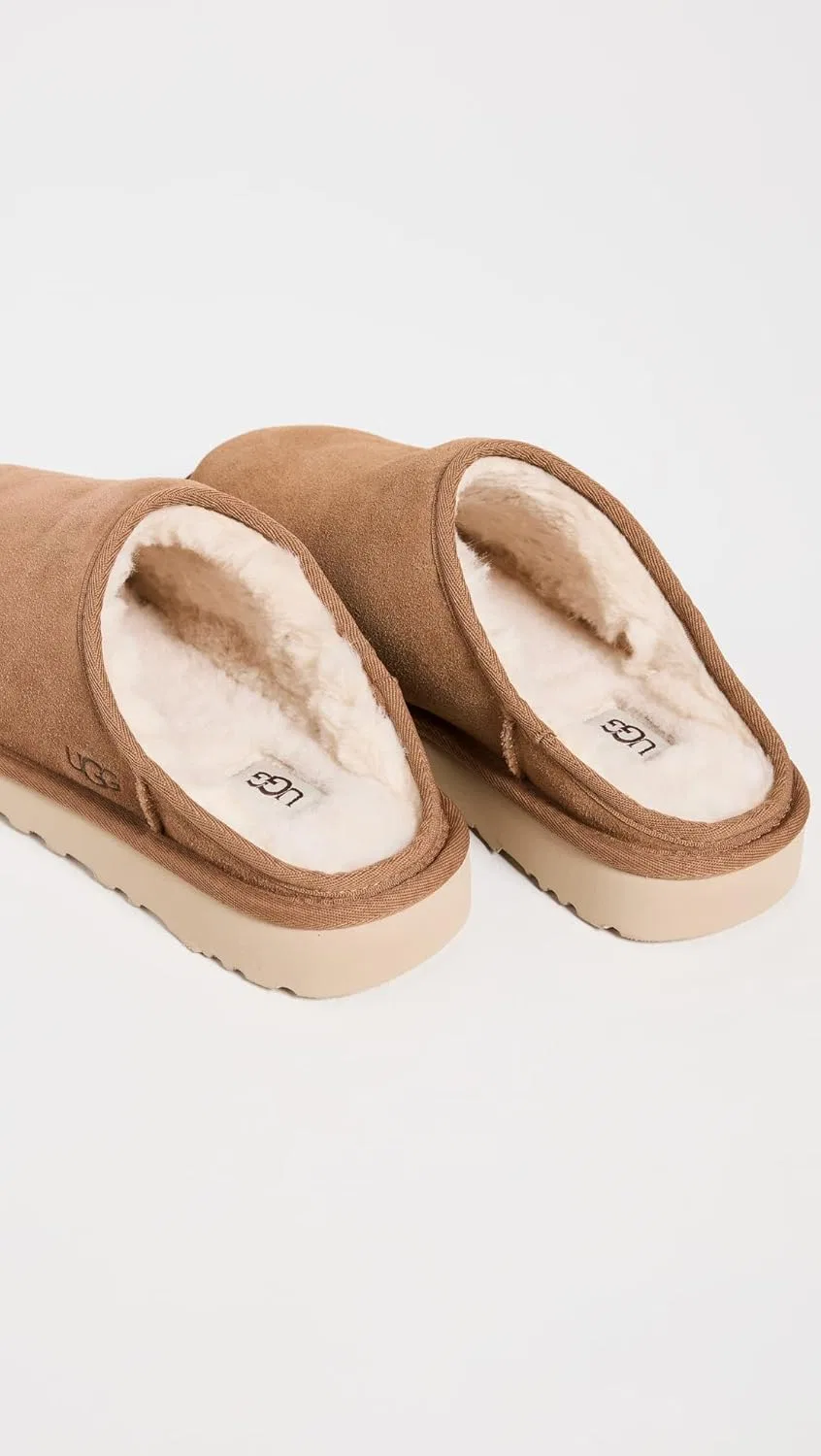 Мужские классические тапочки-слипоны UGG, Brown — фото 4