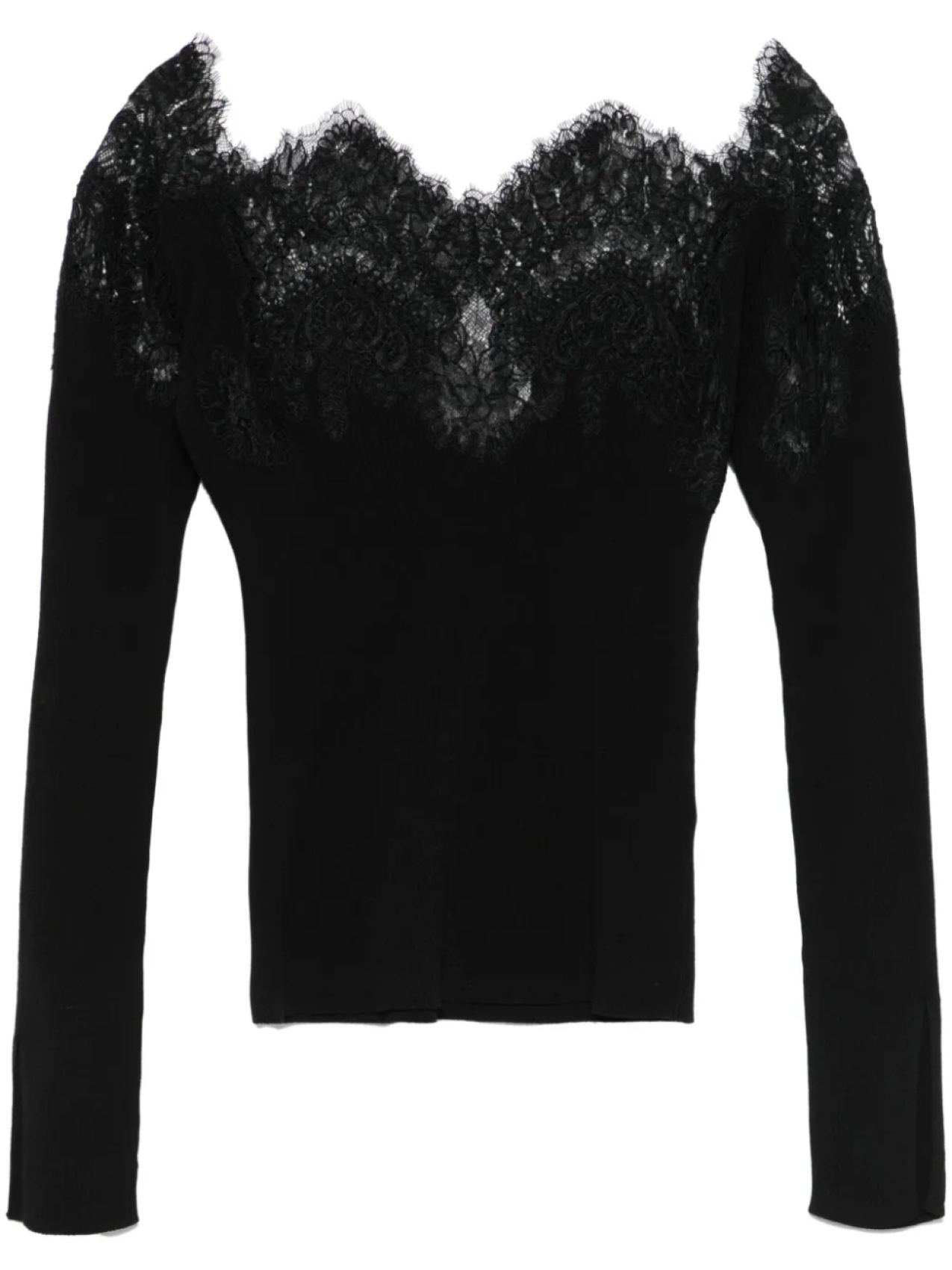 

Трикотажный топ Ermanno Scervino, черный