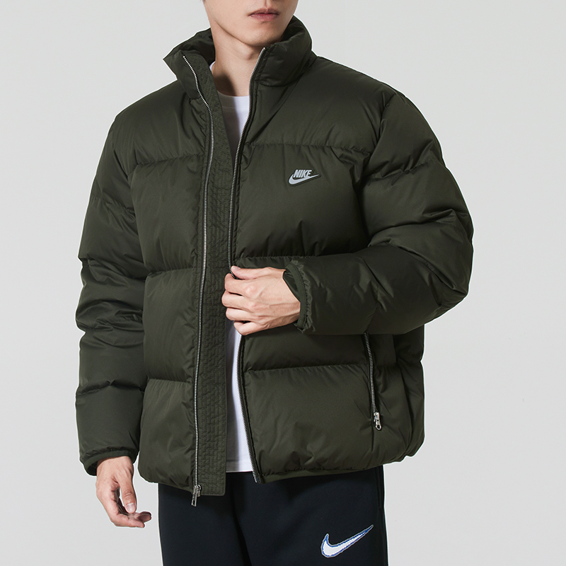Куртка пуховая Sportswear Club мужская Nike, зеленый — фото 3