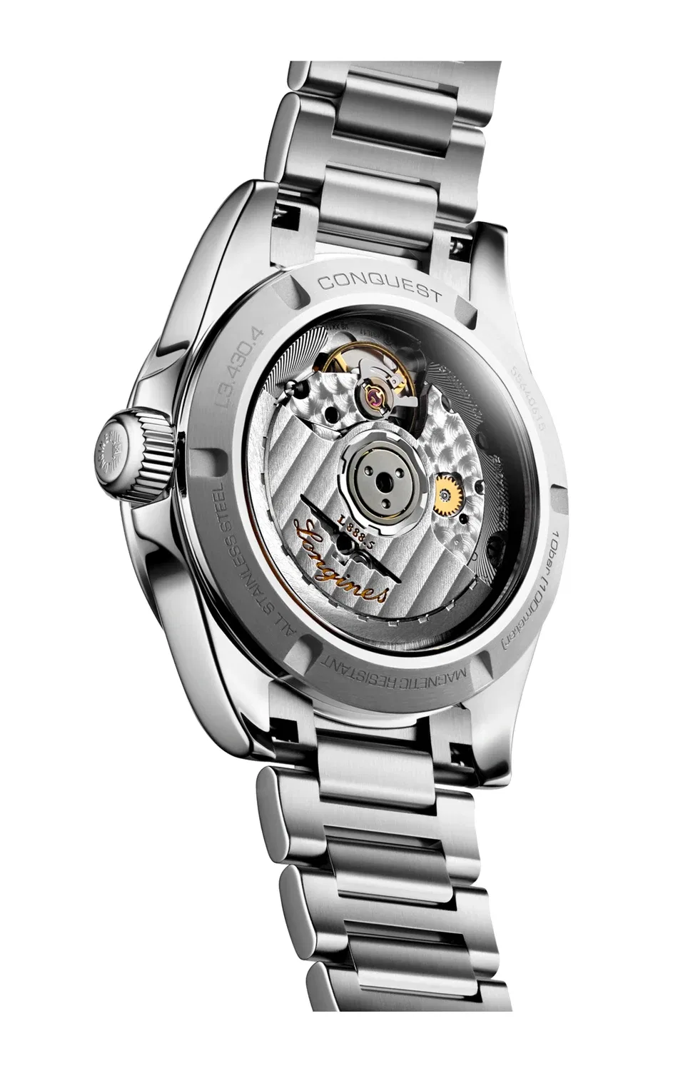 КОНКВЕСТ 34 ММ - L3.430.4.99.6 LONGINES, серебряный — фото 2