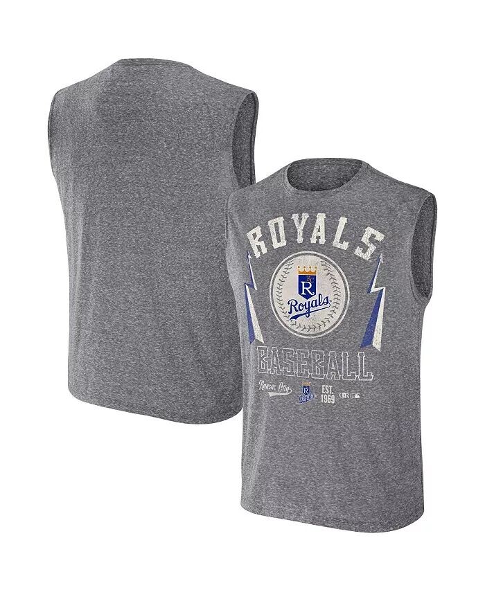 

Мужская майка Darius Rucker Collection от Charcoal Kansas City Royals Muscle Tank Top Fanatics