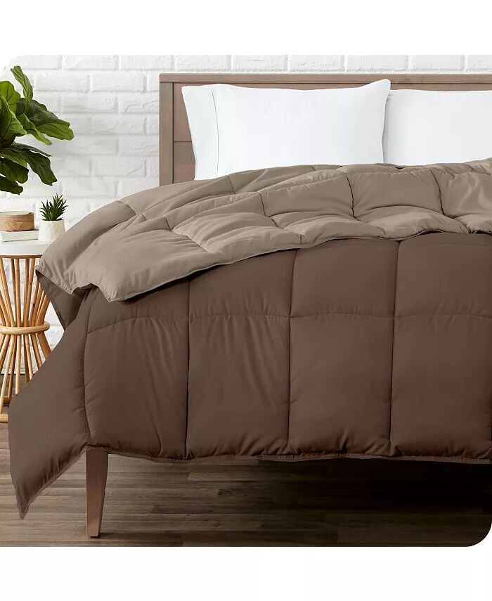 

Двустороннее пуховое альтернативное одеяло Twin/Twin XL Bare Home, коричневый