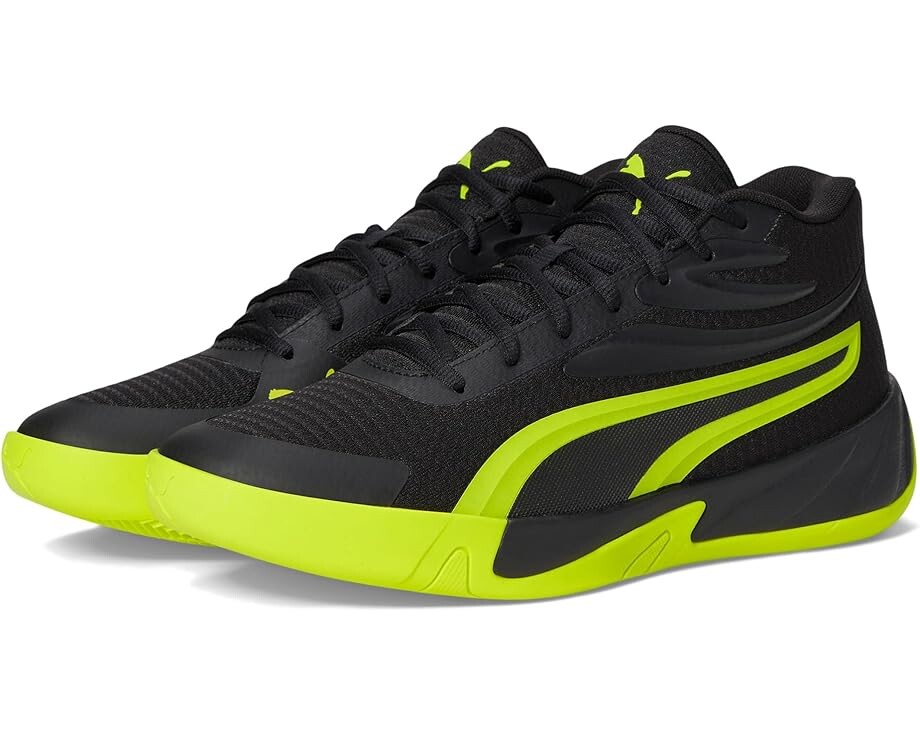 

Кроссовки PUMA Court Pro, цвет Puma Black/Electric Lime