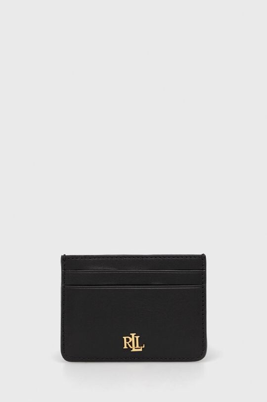 

Кожаная визитница 432876732001 Lauren Ralph Lauren, черный