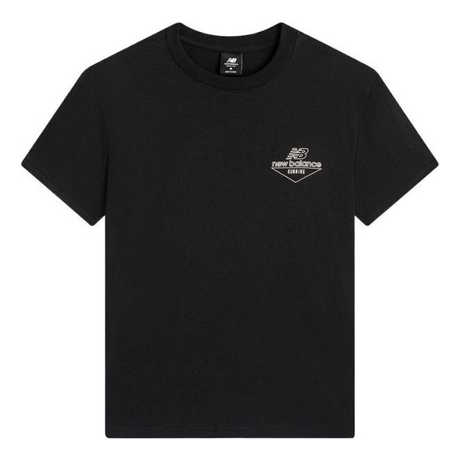 

Футболка New Balance Logo Print T-Shirt 'Black', черный