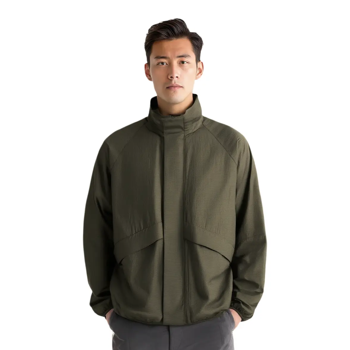 UNIQLO Куртка Clare Waight Keller C Collection мужская оливковая, Olive — фото 4
