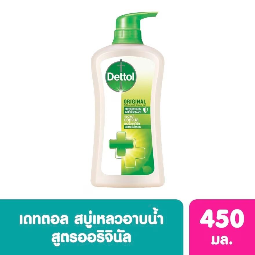 

Dettol Гель для душа антибактериальный оригинальный 450 г, Green