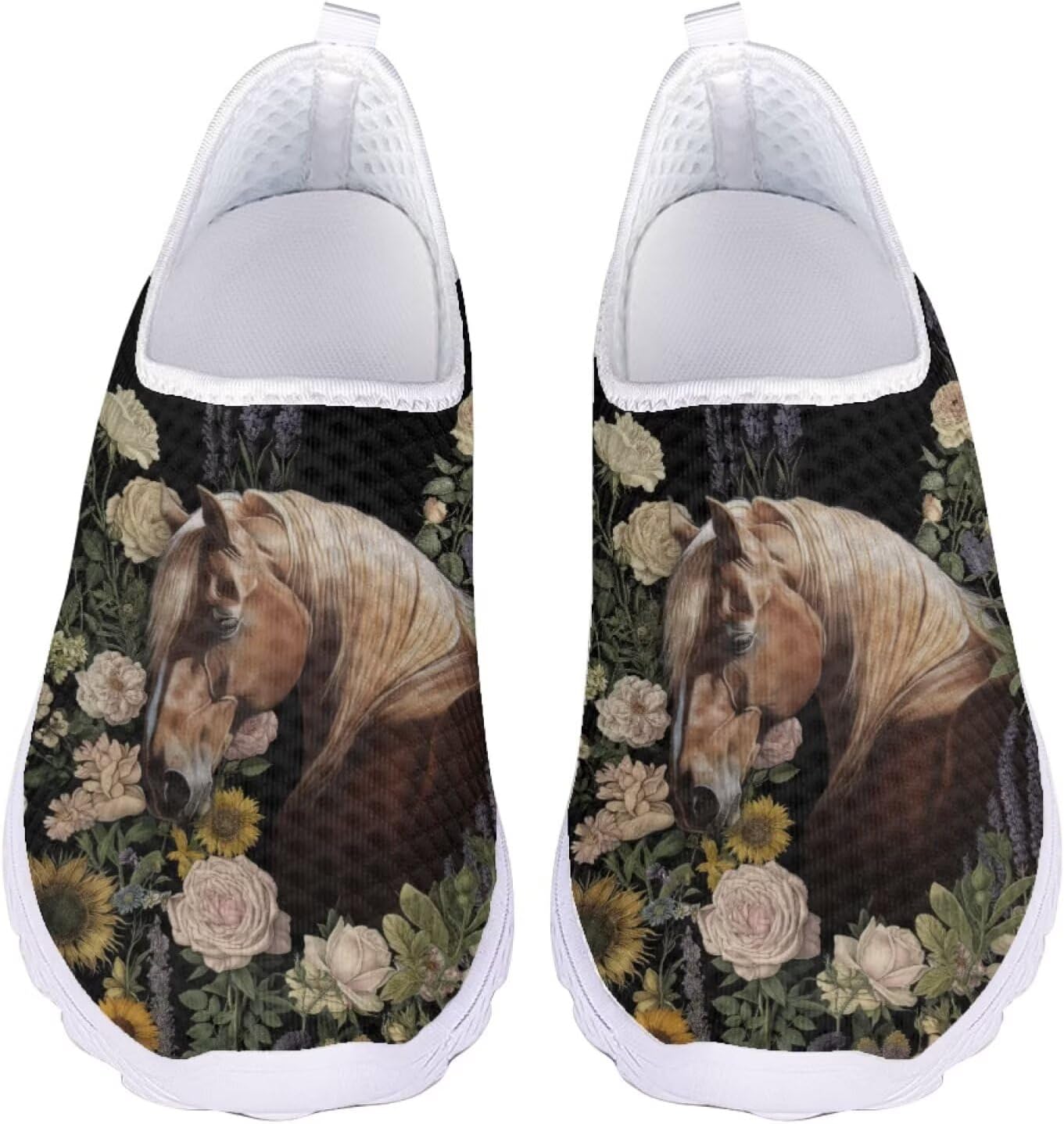 

Кроссовки Jeiento на Хэллоуин для женщин и мужчин, для вечеринки на Хэллоуин, прогулок и бега, слипоны, дышащая сетка, спортивная и модная обувь, бронзовый