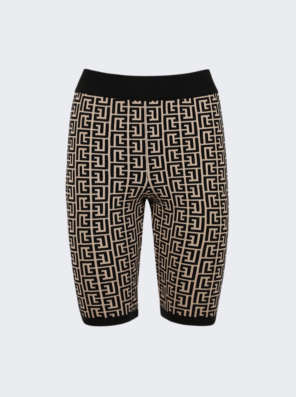 

Велосипедные шорты с монограммой Balmain, черный
