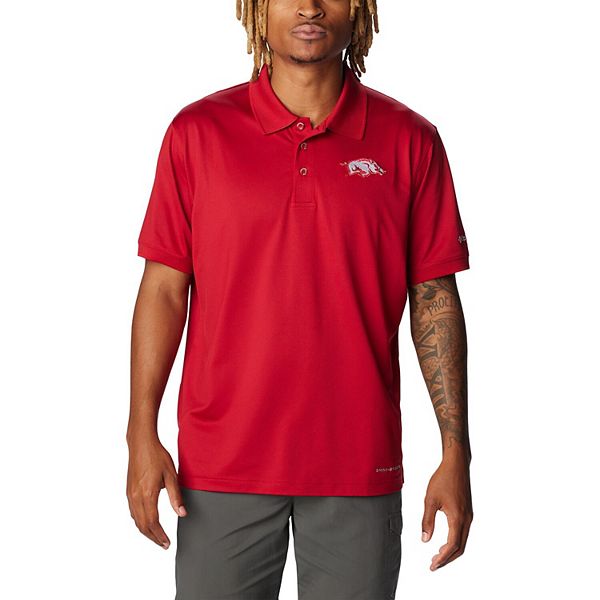 

Мужская поло Columbia Cardinal Arkansas Razorbacks PFG Tamiami Omni-Shield Unbranded