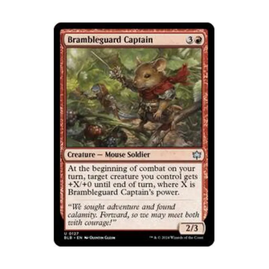 

CCG Капитан Ежевичной стражи (U), MTG - Bloomburrow