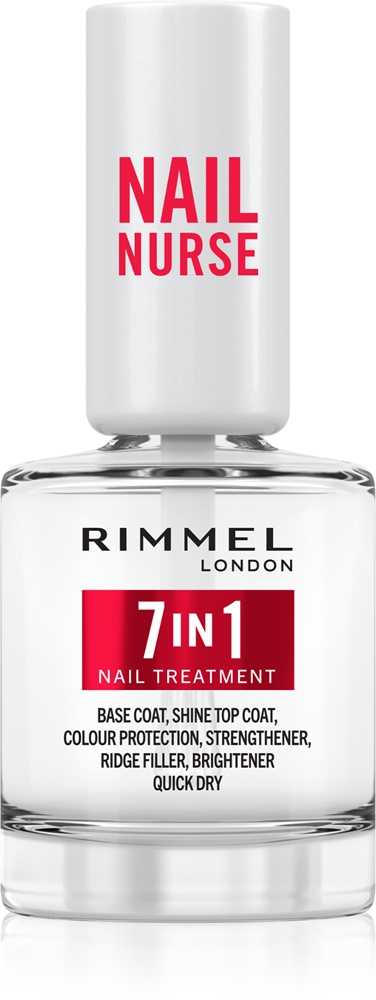 

База и верхнее покрытие для ногтей Nail Nurse 7-в-1 «семь в одном» Rimmel, 12 мл