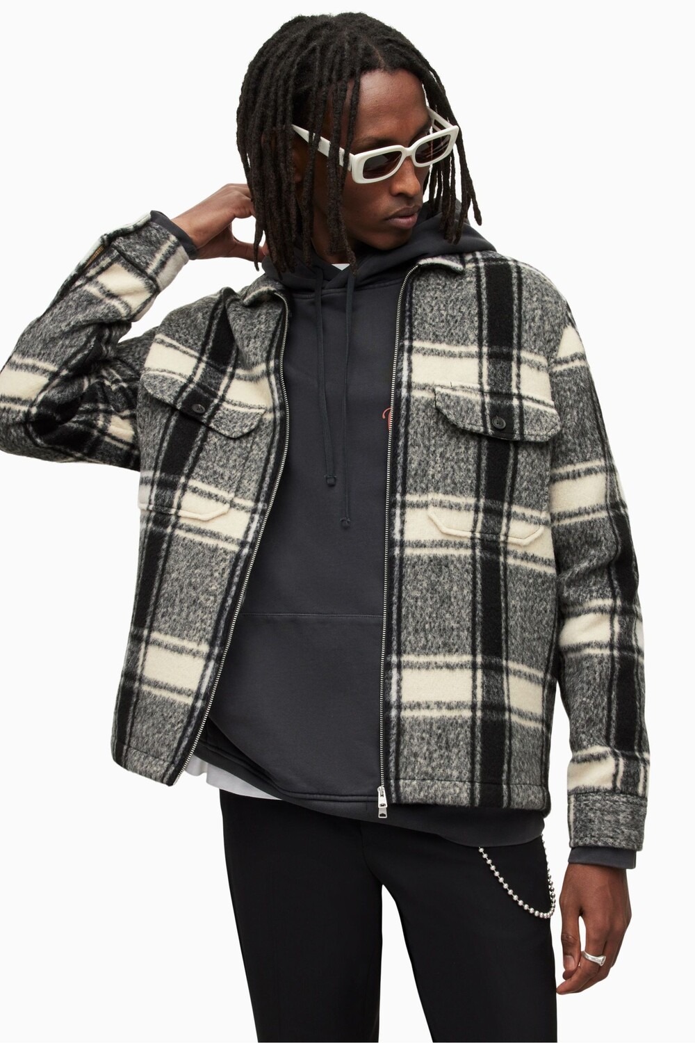 

AllSaints Honshu черная куртка All Saints, черный