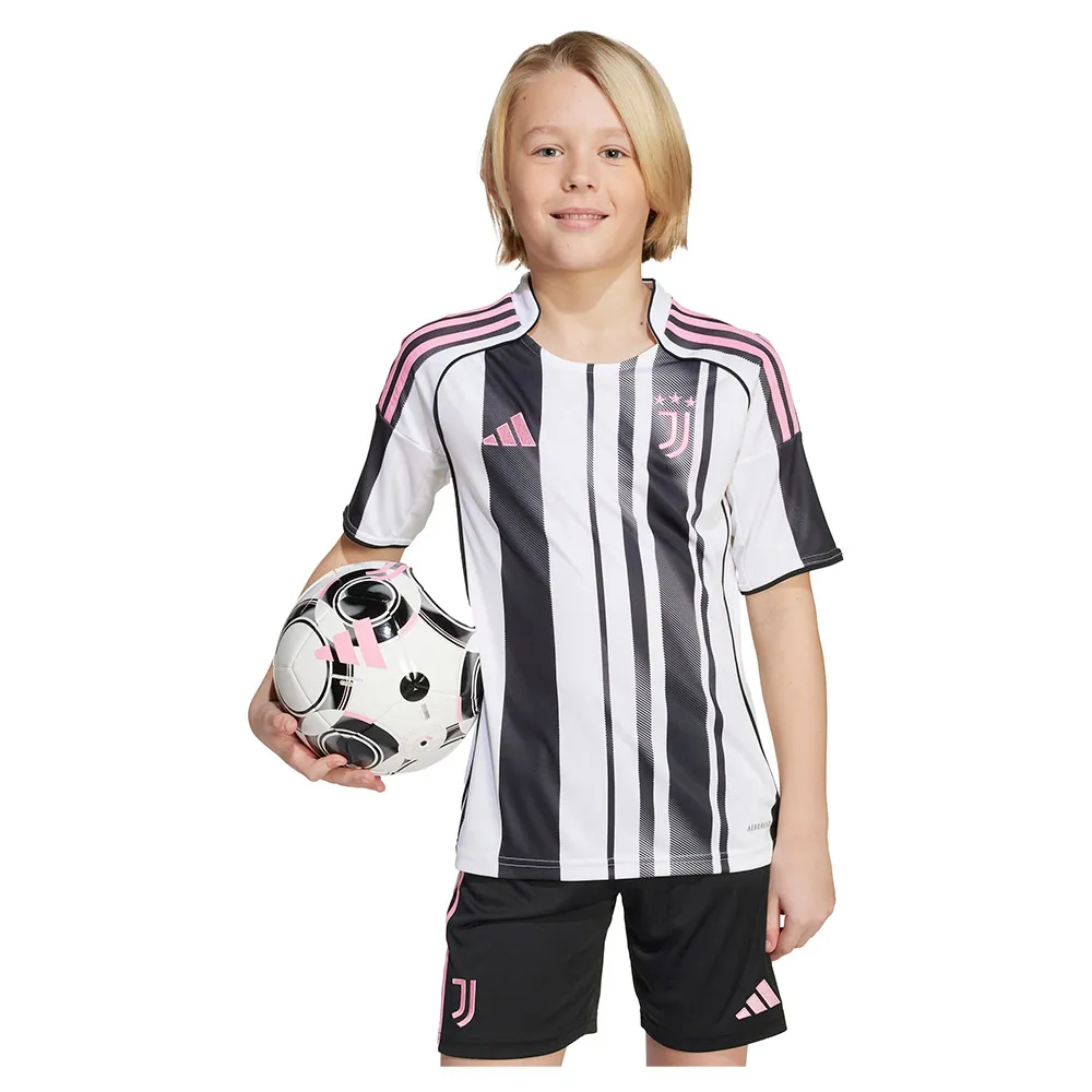 

Футболка с коротким рукавом adidas Juventus 25/26 home junior, серый
