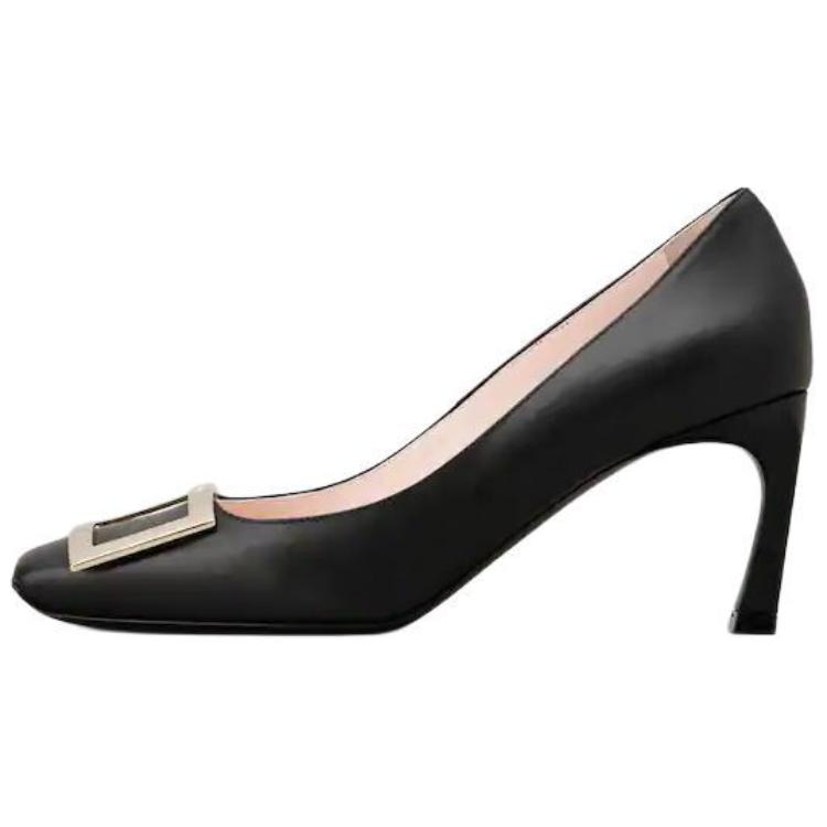 Туфли-лодочки Trompette Vivier с пряжкой Roger Vivier, черные