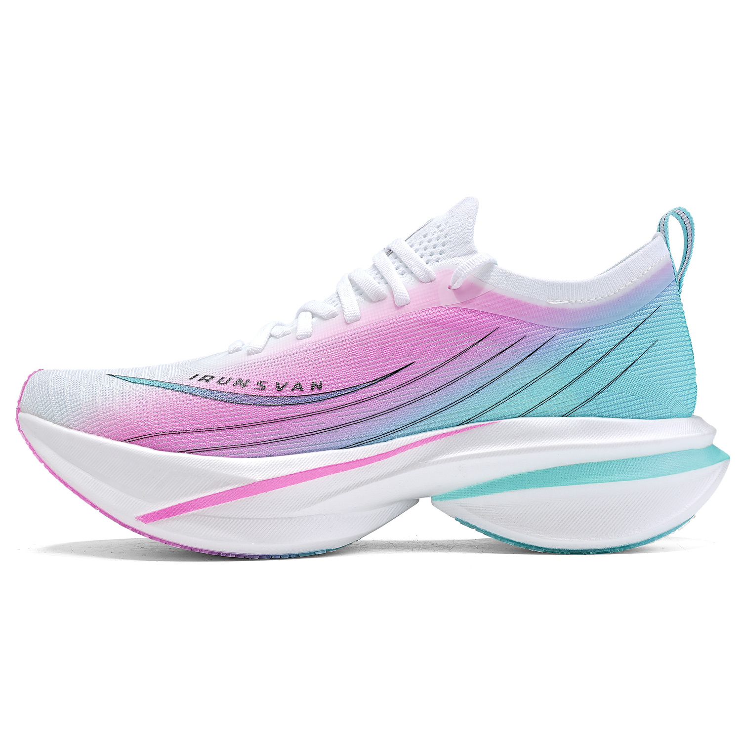 

IRUNSVAN Низкие кроссовки для бега Unisex Neon Night Shadow/Cyan Purple, цвет Neon Night Shadow/Cyan Purple
